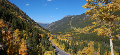 Guanella Pass Scenic and Historic Bywayin the Fall