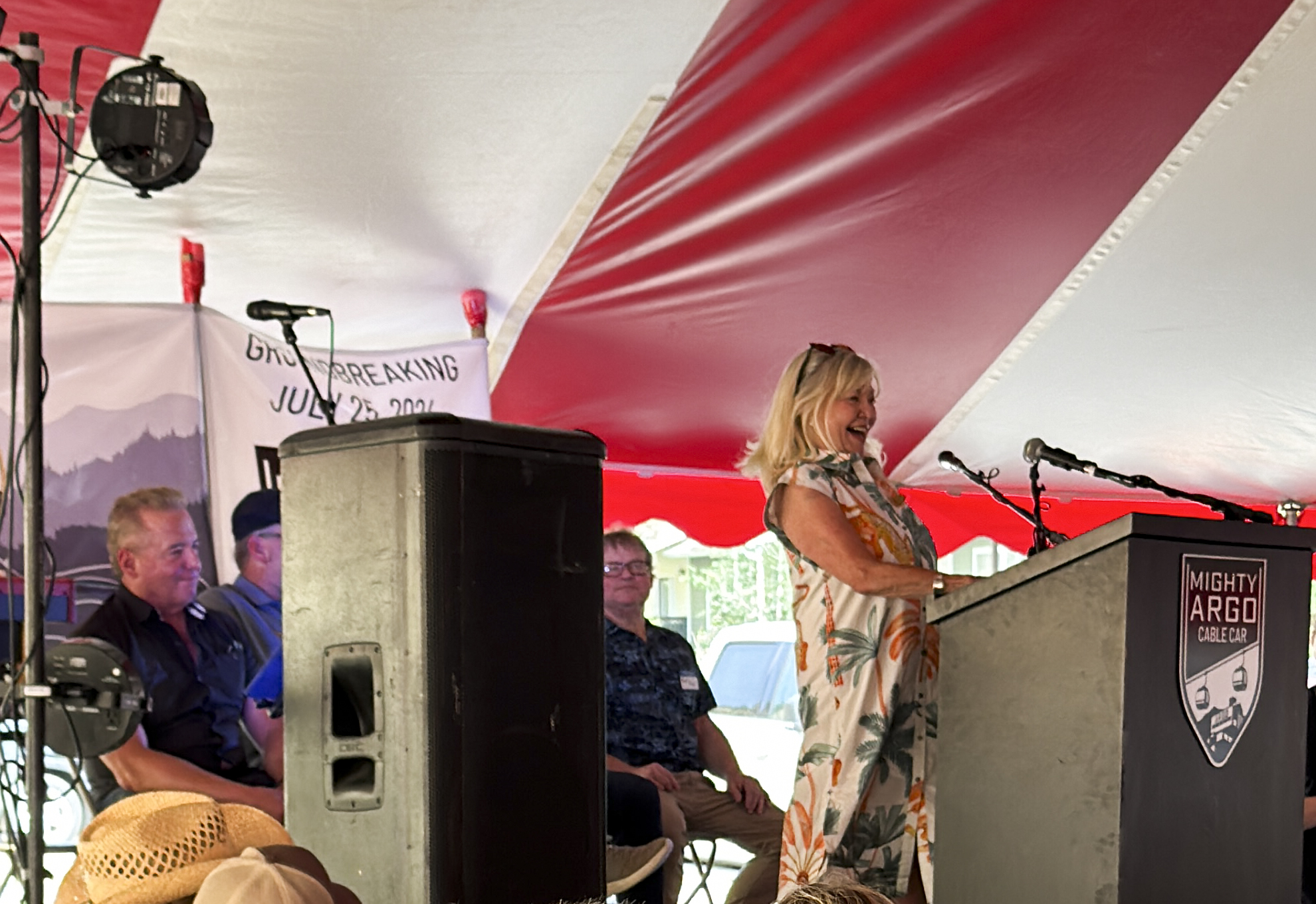 Mary Jane Loevlie - Mighty ARGO Cable Car Groundbreaking Ceremony