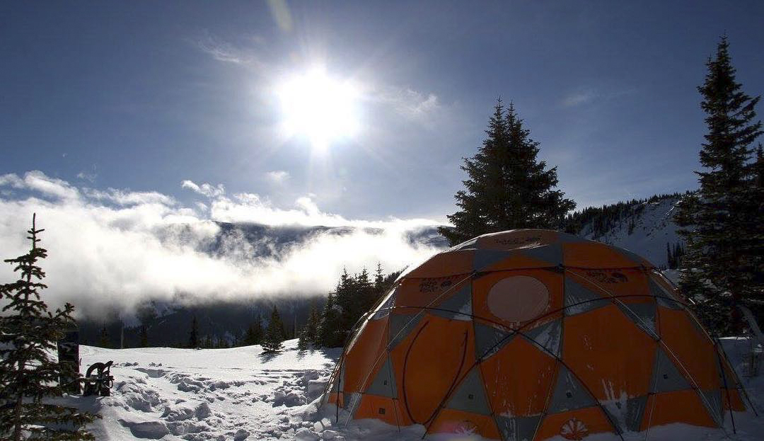 winter camping clear creek county colorado