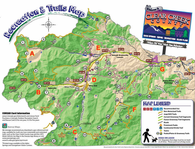 Hiking Trails Clear Creek County Tourism Bureau