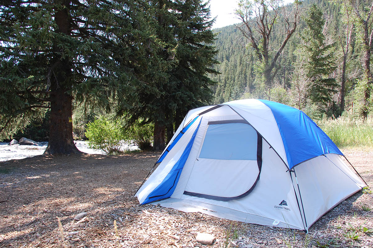 Tent camping is popular in Clear Creek.