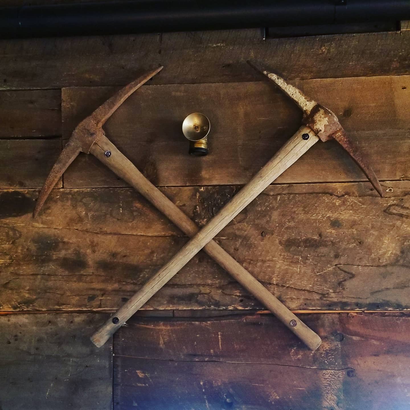 pickaxe pizza idaho springs in clear creek with pickaxe decor