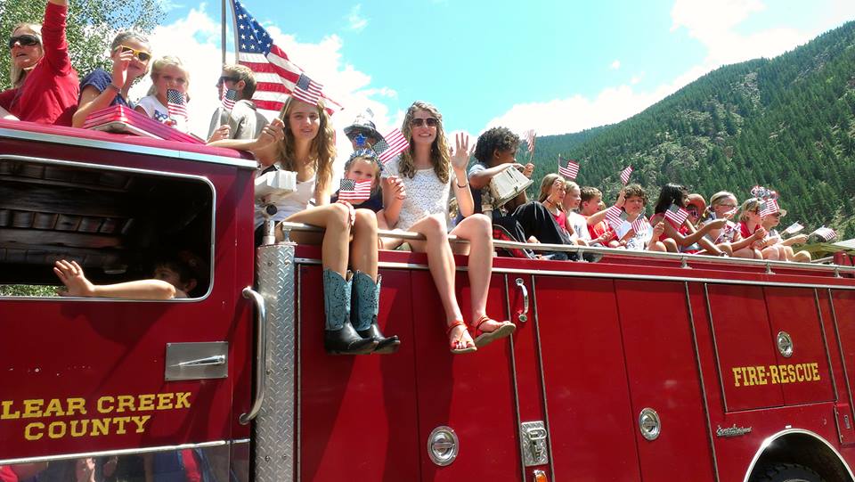 Georgetown 4th of July parade fire engine