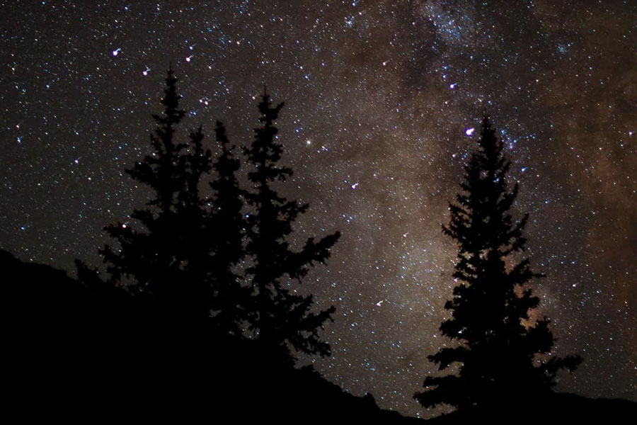 astrotourism night trees starts clear creek county