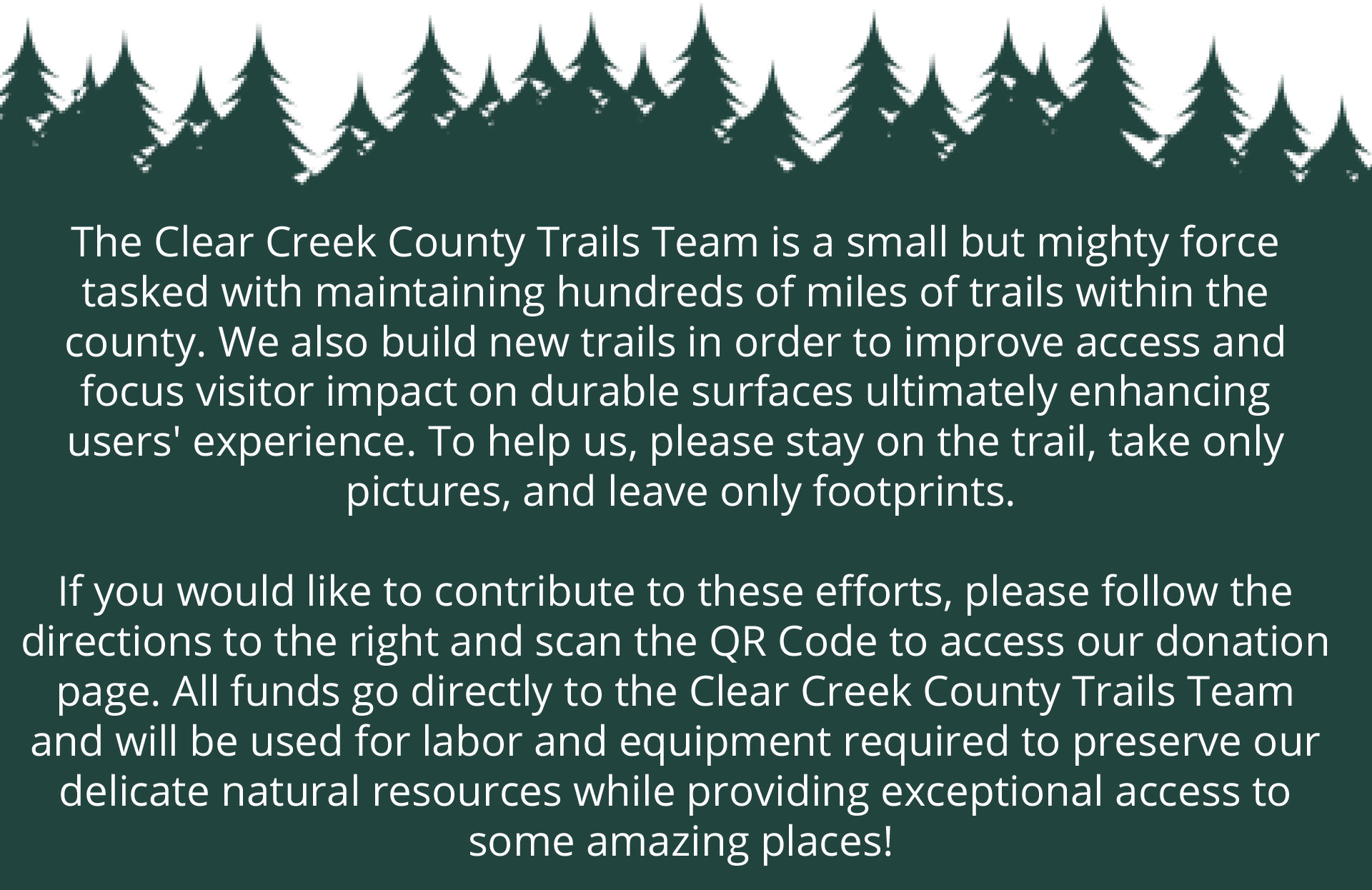Clear Creek County Trails Team