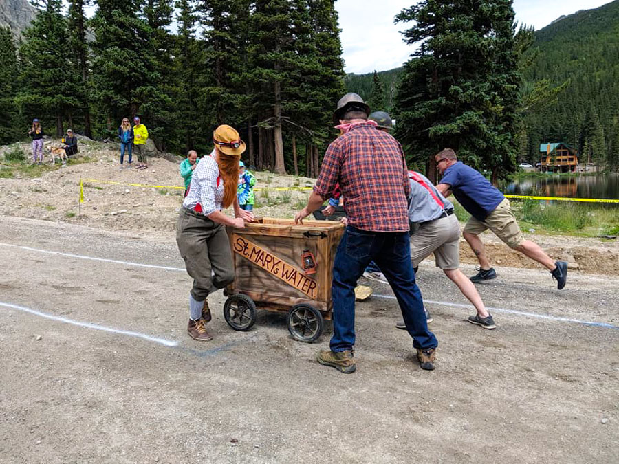 St Marys Glacierfest Ore Cart Races