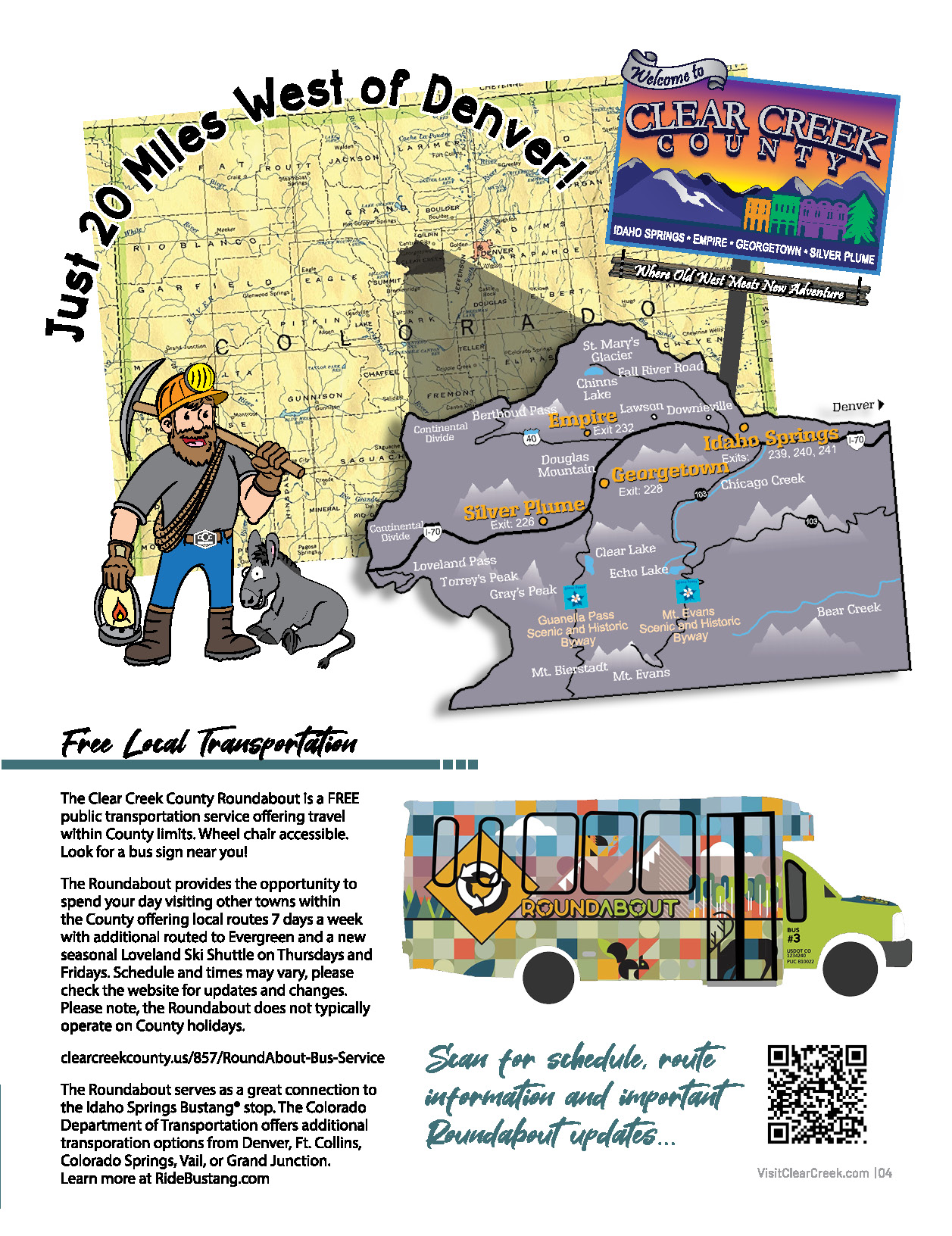 Clear Creek Visitor Guide Local Transportation
