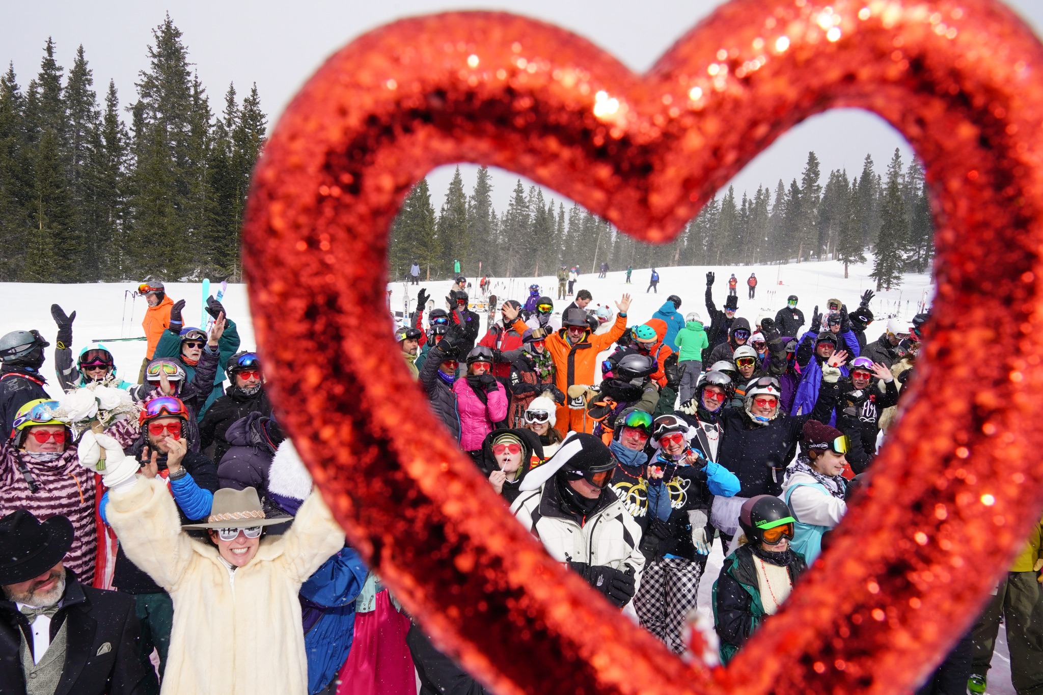 Loveland Valentines Matrimony Wedding on Mountaintop