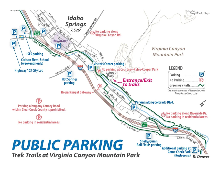 Virginia Canyon Mountain Park - Where to Park?