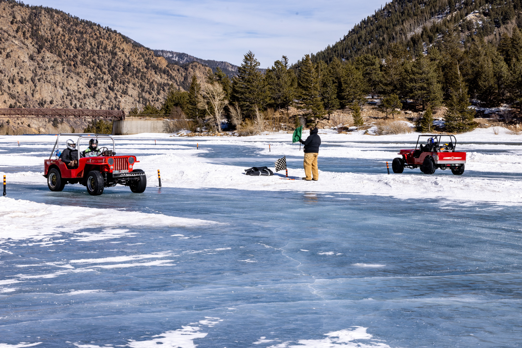 Our Gang Ice Racing Georgetown Lake